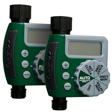 Orbit 62067 1Outlet Programmable Digital Hose Watering Timer 2Pack