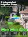 Insoma 2Zone Sprinkler Timer Programmable Garden Hose Timer with AutoManualRain Delay Modes WaterSaving Irrigation Controller for Lawn Yard Drip Systems Waterproof Design Easy Setup