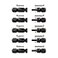 Renogy 5 Pair Solar Panel Cable Connectors Black