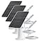 WININMETA Solar Panel Charger Compatible with Eufycam 33C2C2C ProE40E2022 ProEL20L40SoloSoloCam Spotlight 5W Solar Panel for Eufy Camera Micro USB USBC Port 98ft Cable P65 Waterproof 3 Pack