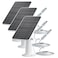 WININMETA Solar Panel Charger Compatible with Eufycam 33C2C2C ProE40E2022 ProEL20L40SoloSoloCam Spotlight 5W Solar Panel for Eufy Camera Micro USB USBC Port 98ft Cable P65 Waterproof 3 Pack