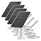 WININMETA Solar Panel Charger Compatible with Eufycam 33C2C2C ProE40E2022 ProEL20L40SoloSoloCam Spotlight 5W Solar Panel for Eufy Camera Micro USB USBC Port 98ft Cable P65 Waterproof 4 Pack