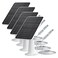 WININMETA Solar Panel Charger Compatible with Eufycam 33C2C2C ProE40E2022 ProEL20L40SoloSoloCam Spotlight 5W Solar Panel for Eufy Camera Micro USB USBC Port 98ft Cable P65 Waterproof 4 Pack
