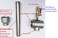 LSMIITTH Propane Gas Forge Furnace Burner High Pressure CastIron Burner Head Burner Assembly Flame Control System Propane Burner Replacement Blacksmith Knife Making