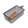 Farberware 5290488 BBQ Shaker Basket with Folding Handle Black and Wood