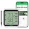 VIVOSUN AeroLab THB1S Wireless Bluetooth Hygrometer Thermometer Indoor VPD Digital Temp Humidity Meter LCD Smart App Control Alert Data Storage Dual Channels with Sensor Probe Battery Included