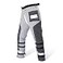 YARDMARIS Technical Wrap Chainsaw Chaps by UL Class A 8 Layers Chainsaw Pants Apron Style Black Gray