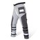 YARDMARIS Technical Wrap Chainsaw Chaps by UL Class A 8 Layers Chainsaw Pants Apron Style Black Gray
