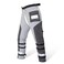 YARDMARIS Technical Wrap Chainsaw Chaps by UL Class A 8 Layers Chainsaw Pants Apron Style Black Gray