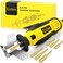 EzzDoo Electric Chainsaw Sharpener Kit with 6 TitaniumCoated Diamond Bits Handheld Chain Saw Sharpener Tool for All Chains No Removal Required Easy and Fast Chainsaw Sharpening Kit