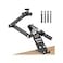 SporGain Updated Lawn Mower Blade Sharpener 1545 Adjustable Frame with Ball Bearing Manufacture Handle for Right Left Hand Blades Use with Angle Grinder Black