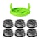 Greenworks 0065 Dual Line AutoFeed String Trimmer Spools 6Pack Replacement Spool Cover