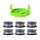 Greenworks 0065 Single Line AutoFeed String Trimmer Spools 6Pack Replacement Spool Cover