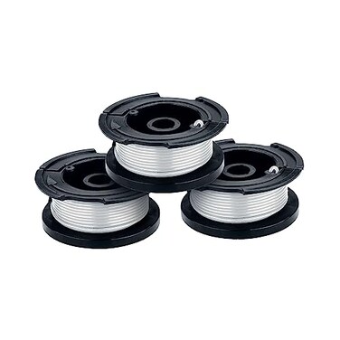 BLACKDECKER BLACKDECKER Weed Eater String Genuine OEM Authentic Trimmer Line 3Pack 30Feet of Replacement Spool 0065Inch Diameter AF1003ZP