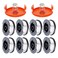 Hechuang 10 Pack Weed Eater Spool Spool Replacement for BlackDecker AF100 String Trimmers30ft 0065 Line String Trimmer Replacement Spool 8 Replacement Spool 2 Trimmer Cap 2 Pack Spring