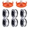 Hechuang AF100 Weed Eater Spool 62 Pack 30ft 0065 Line String Trimmer Replacement Spool for BlackDecker AF100 String Trimmers 6 Replacement Spool 2 Trimmer Cap 2 Pack Spring