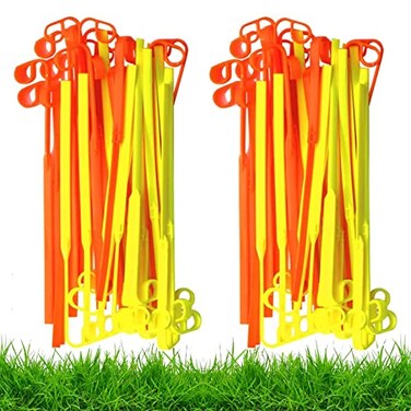 Eyoloty 48Pack Replacement Flexible Line Blades for Trimmer EdgerMost Universal Weed Eater BladesTrimmer Head Replacement BladesThickened Durability Blades No Need to Twine