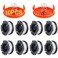 GOSDENG 10 Pack Weed Eater String Compatible with BlackDecker AF100 0065 Weed Wacker String Refill 240ft Automatic Feed String Trimmer Replacement Spool Line for BlackDecker8 Spool2 Cap2 Spring