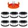FrauSonne Weed Eater String Compatible with BlackDecker 30ft 0065 AF100 Autofeed String Trimmer Line Replacement Spool for BlackDecker Trimmer Line 6 Spools 1 Cap