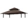 MASTERCANOPY Grill Gazebo Replacement Canopy Top for Model LGG001PSTF Brown