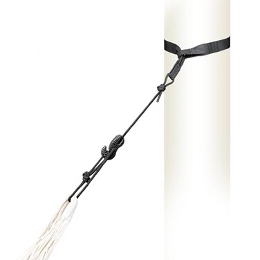 LA Siesta TreeMount Black Tree and Pole Suspension Set for Hammocks