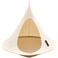 Vivere All Weather Polyester and Cotton Double Hammock Cacoon Natural White