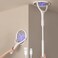 GeckoMan 2Pack Rotating Head Electric Fly Swatter Racket Rechargeable Bug Zapper Racket Bug Zapper Indoor Fly Zapper Mosquito Zapper Flies Killer for Indoors with 2 Telescopic Extensions