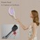 GeckoMan 2Pack Rotating Head Electric Fly Swatter Racket Rechargeable Bug Zapper Racket Bug Zapper Indoor Fly Zapper Mosquito Zapper Flies Killer for Indoors with 2 Telescopic Extensions