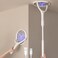GeckoMan 2Pack Rotating Head Electric Fly Swatter Racket Rechargeable Bug Zapper Racket Bug Zapper Indoor Fly Zapper Mosquito Zapper Flies Killer for Indoors with 2 Telescopic Extensions