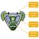 Sepetrel Upgrade Pool Vacuum Head with Wheels Side Brushes Universal Rotatable Hose AdapterWeighted Triangular Shape for IngroundAbove Ground Swimming Pools