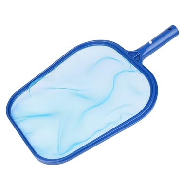 Flexzion Pool Skimmer Mesh Net Leaf Rake Pool Replacement Cleaner Maintenance Tool with Fine Mesh Net Clip Handle for Swimming Pool Above Ground Pool Hot Tub Spas Small Pond Fountain