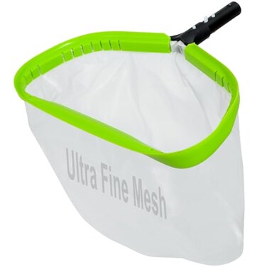 Sepetrel Pool NetProfessional Ultra Fine Mesh Pool Leaf Skimmer Nets for Silt SandPollen Debris Cleaning with Super Extra Fine Nylon Deep BagHeavy Duty Aluminum Frame Handle RakePole Not Included