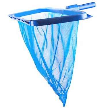 SWIMLINE HYDROTOOLS 8040 Leaf Net For Inground Above Ground Pool Pond Extra Large Skimmer Net Cleaning Tool Ultra Fine Deep Mesh Bag Durable Reinforced Plastic Frame For Debris Bugs Pickup