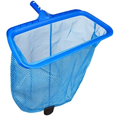 Poolvio Swimming Pool Skimmer Net Fine Mesh Pool Leaf Rake Net with DoubleLayer Deep Bag Reinforced Frame Swimming Pool Nets for Cleaning Finest Debris