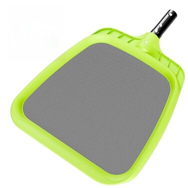 Sepetrel Pool Skimmer Net Professional Heavy Duty Reinforced Frame Nylon Flat Leaf Rake Netfor Spa Pond Swimming Pool Cleaning Supplies and Accessories Pole Not Included