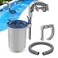 Sepetrel Above Ground Pool Surface Skimmer Wall Mount Pool Maintenance Accessories for Inflatable Collars Tubular Metal Frame Pools Floating Skimmer Basket Efficiently Removes Debris
