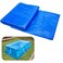 codree 11 x 78 Ft Swimming Pool Ground Cloths Rectangular Waterproof PE Swimming Pool Liner Pad for Protect Above Ground Pool Prevents Punctures Pool Tarp