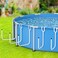 MONMEE 5 Pack Solar Pool Cover Holder Adjustable Solar Cover Hooks Keep Solar Cover Off The Ground LShape Iron Tube Set Fits Framed Above Ground Pools White