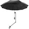 XLINGZA UPF 50 Beach Umbrella with Adjustable Universal Clamp