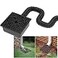 YOTODY Gutter Downspout ExtensionsCatch Basin Low Profile Downspout Extender No Deep Dig Catch Basin Flexible Pipe Extension to 51ft Protect House Foundation