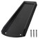 plusgutter Rain Gutter Downspout Splash Block Gutter Downspout Extensions for Water Drainage 24 Gutter Splash Guards Downspout Extender Fixable Down spout Drain Trays with PE Nails1 Pack Black