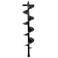 XtremepowerUS Replacement Auger Bit 6 inch for Post Holes Earth Digger Planting Drill Fence Hole Maker Machine Shaft Size 34