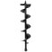 XtremepowerUS Replacement Auger Bit 6 inch for Post Holes Earth Digger Planting Drill Fence Hole Maker Machine Shaft Size 34