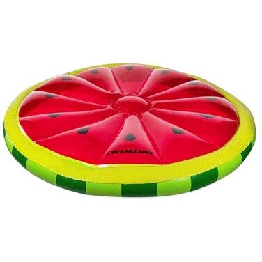 Swimline Watermelon Slice Floating Pool Island RedGreen 60 Diameter