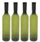 nicebottles Plastic Wine Bottles Screw Caps Green 750ml Pack of 4
