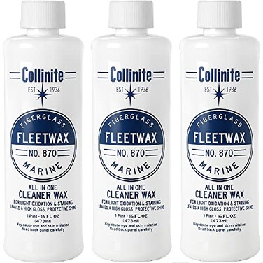 Collinite No 870 Fleetwax CleanerWax 16 Fl Oz 3 Pack