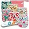 Wegreeco Cloth Diapers 6 Pack with Inserts Wet Bag Washable Reusable Diapers for Babies One Size Adjustable Chinese Rose