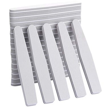LoveBB 20Pcs Nail Buffer Block Sponge Washable Double Sided 100180 Sanding Buffing Files Gray
