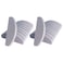 GigaGround 20 PCs Nail Buffers Double Sided Nail Files Buffer Blocks 100180 Grit Portable Washable Sanding Buffing File Arc Shape Grey