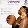 AFRIKI African Net Sponge Premium Authentic Exfoliating Body Scrubber Extra Long Stretch Bath Sponge for Shower Deep Exfoliating Washcloth for Smooth Skin 1 Pack Lilac